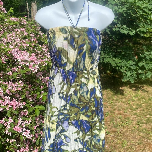 New York & Company Woman’s Sz. XS Summer Floral Summer Maxi Dress - Picture 7 of 9
